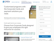 Tablet Screenshot of business.americanexpress.com