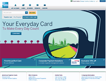 Tablet Screenshot of americanexpress.com.sa